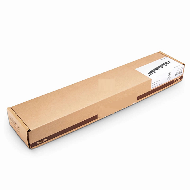 Refurb Squared Horizontal Dual Sided Manager, 1RU, Finger Duct with Cover, 6.85 in. Depth
