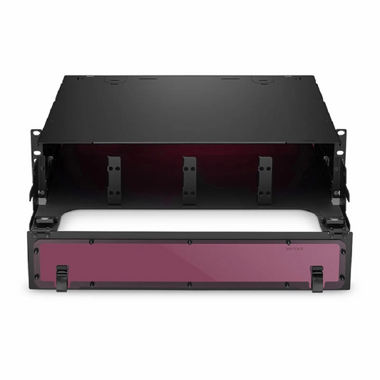 Refurb Squared FHDA High Density 2U Rack Mount Enclosure Unloaded, Sliding Drawer, Holds up to 8 x FHDA Cassettes, Panels or Splice Trays, 288 Fibers (LC)