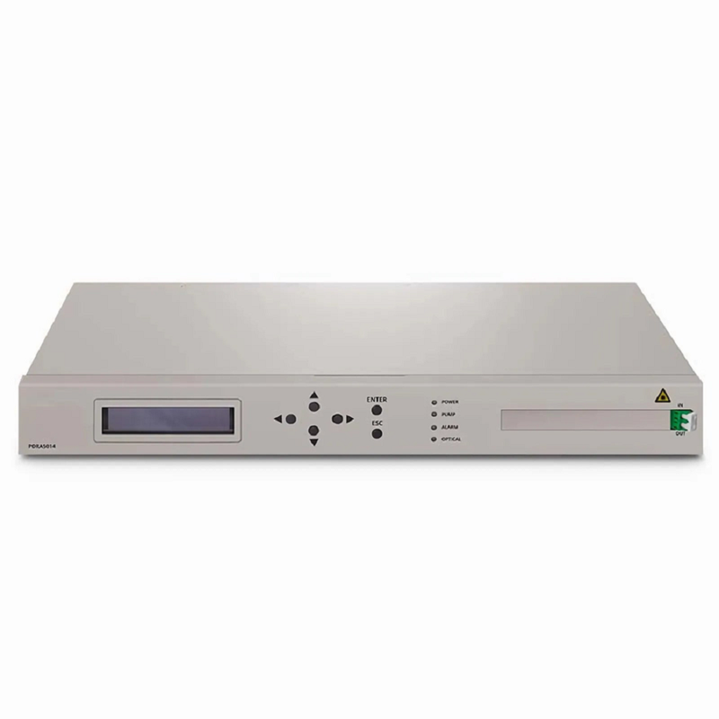 Refurb Squared D7000 PDRA5014 Counter-propagating Distributed Raman Amplifier with 14dB Gain, 80 Wavelengths, Dual AC PSUs, 1U Rack Mount