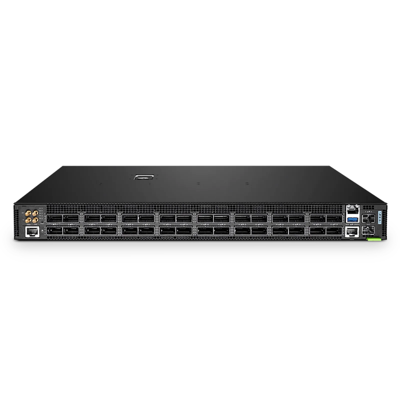 Refurb Squared N9550-32D, 32-Port Ethernet HPC/AI Data Center Switch, 32 x 400Gb QSFP-DD, PicOSA®, Broadcom Tomahawk 3 Chip, Front-to-Back Airflow