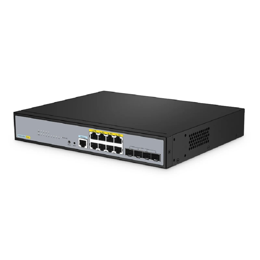 Refurb Squared S3260-8MU, 8-Port Ethernet L2+ PoE++ Switch, 8 x 2.5GBASE-T/Multi-Gigabit, with 4 x 10Gb SFP+ Uplinks