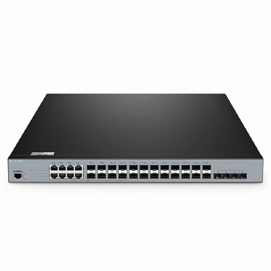 Refurb Squared S3900-24F4S-R, 24-Port Gigabit Ethernet L2+ Switch, 16 x 1Gb SFP, 8 x 1Gb RJ45/SFP Combo Ports, with 4 x 10Gb SFP+ Uplinks, Stackable Switch
