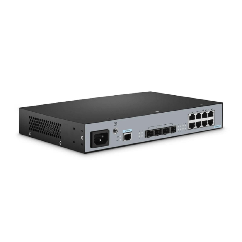 Refurb Squared S3240-8T, 8-Port Gigabit Ethernet L2+ Switch, 8 x Gigabit RJ45, with 4 x 10Gb SFP+ Uplinks, Stackable Switch, Fanless