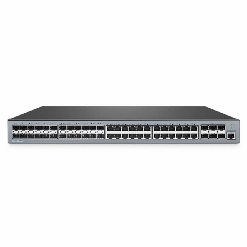 Refurb Squared S5500-24TF6S, 48-Port Gigabit Ethernet L3 Switch, 24 x Gigabit RJ45, 24 x 1Gb SFP, with 6 x 10Gb SFP+ Uplinks, Support Stacking