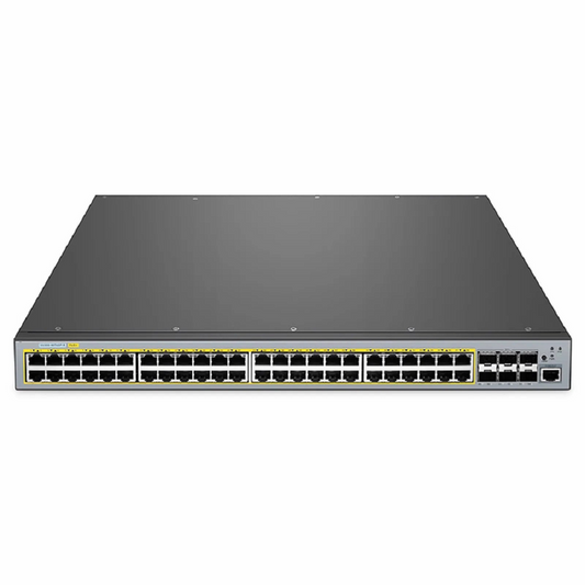 Refurb Squared S5500-48T6SP-R, 48-Port Gigabit Ethernet L3 PoE+ Switch, 48 x PoE+ Ports @760W, with 6 x 10Gb SFP+, Support Stacking