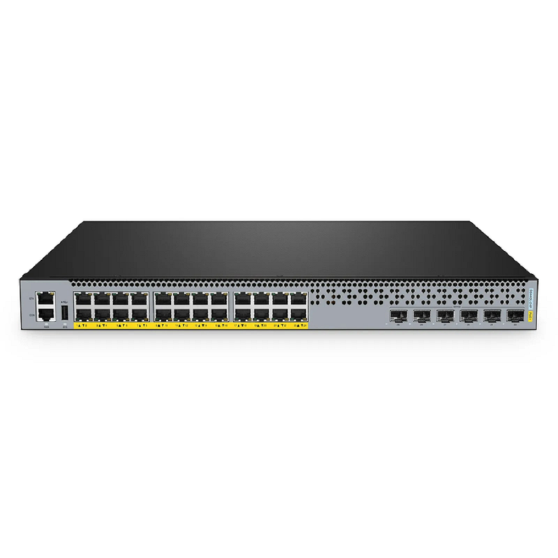 Refurb Squared S5440L-24P, 24-Port Gigabit Ethernet L3 PoE+ Switch, 24 x PoE+ Ports @370W, with 6 x 25Gb SFP28 Uplinks, Support VXLAN & MLAG