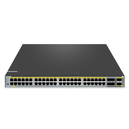 Refurb Squared S5860-48MG-U, 48-Port Ethernet L3 PoE++ Switch, 48 x 5GBASE-T/Multi-Gigabit Ports, 4 x 25Gb SFP28 Uplinks, with 2 x 40Gb QSFP+ Uplinks, Support Stacking, Broadcom Chip