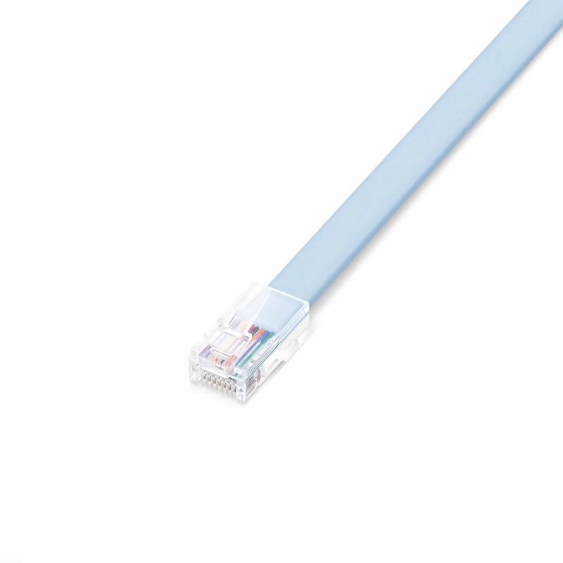 Refurb Squared 7ft (2m) USB (Male) to RJ45 (Male) Console Cable, Blue