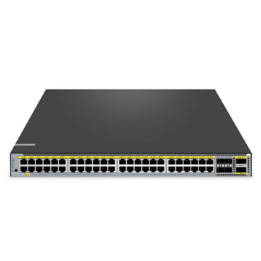 Refurb Squared S5860-48XMG-U, 48-Port Ethernet L3 PoE++ Switch, 48 x 10GBASE-T/Multi-Gigabit Ports, 4 x 25Gb SFP28 Uplinks, with 2 x 40Gb QSFP+ Uplinks, Support Stacking, Broadcom Chip