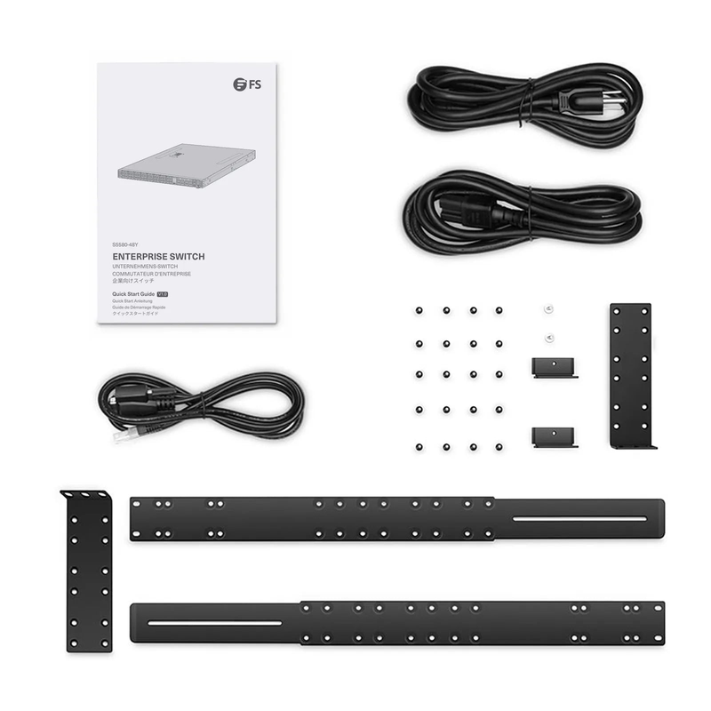 Refurb Squared S5580-48Y, 48-Port Ethernet L3 Switch, 48 x 25Gb SFP28, 8 x 100Gb QSFP28 Uplinks, PicOSA®, Support EVPN-VXLAN&MLAG, Broadcom Chip