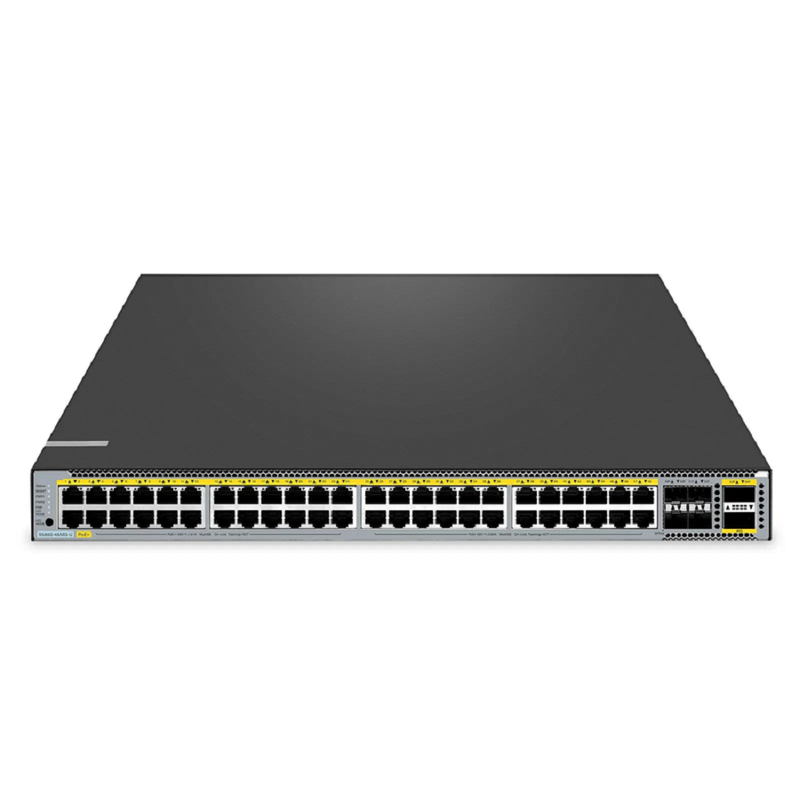 Refurb Squared S5860-48XMG-U, 48-Port Ethernet L3 PoE++ Switch, 48 x 10GBASE-T/Multi-Gigabit Ports, 4 x 25Gb SFP28 Uplinks, with 2 x 40Gb QSFP+ Uplinks, PicOSA®, Support MLAG & Perpetual PoE, Broadcom Chip