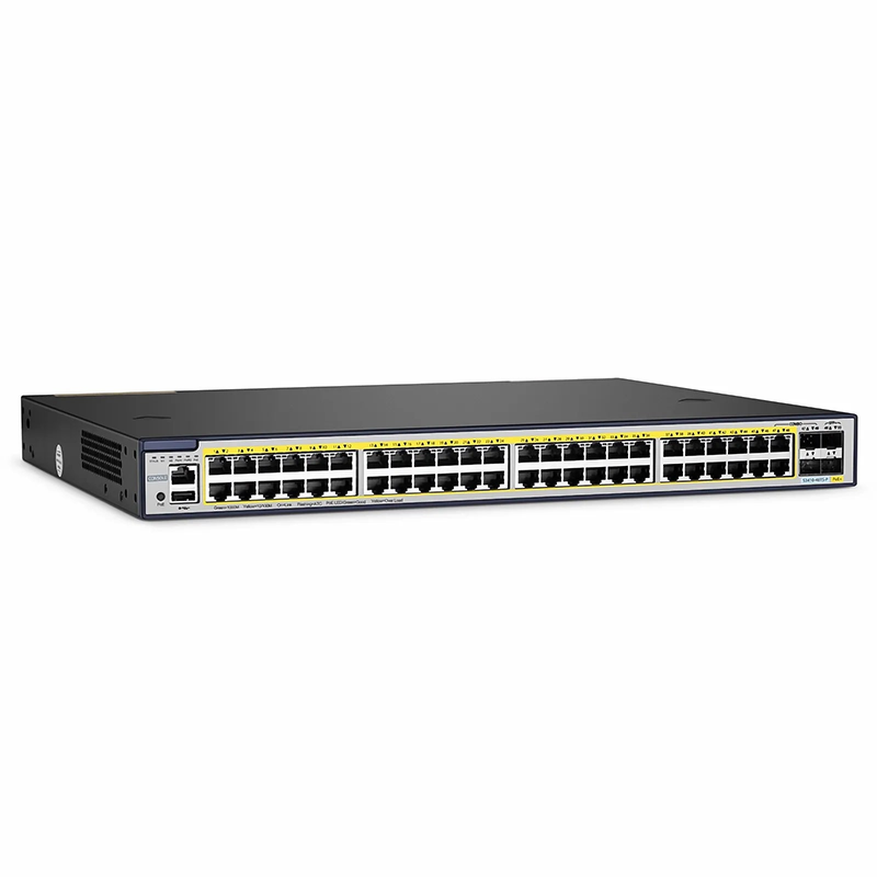 Refurb Squared S3410-48TS-P, 48-Port Gigabit Ethernet L2+ PoE+ Switch, 48 x PoE+ Ports @740W, with 2 x 10Gb SFP+ Uplinks and 2 x Combo SFP Ports, PicOSA®, Support MLAG, Broadcom Chip