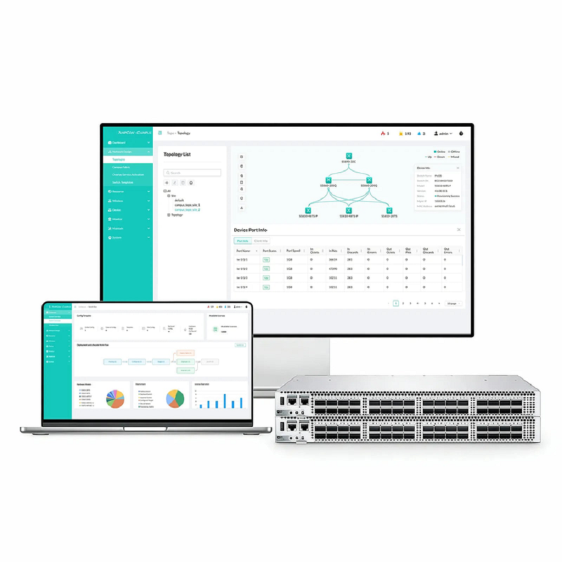 Refurb Squared S5890-32C, 32-Port Ethernet L3 Switch, 32 x 100Gb QSFP28, PicOSA®, Support MLAG, Broadcom Chip