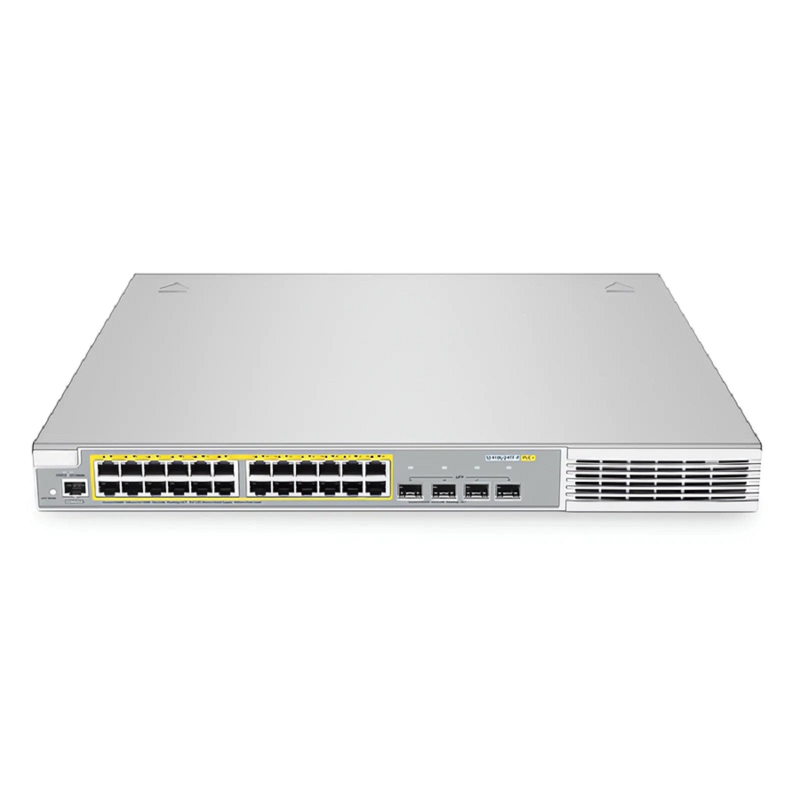 Refurb Squared S3410L-24TF-P, 24-Port Ethernet L2+ PoE+ Switch, 24 x PoE+ Ports @370W, with 4 x 1Gb SFP Uplinks, PicOSA®, Support MLAG, Broadcom Chip