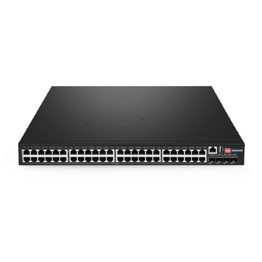 Refurb Squared IES5120-48T4S, 48-Port Gigabit Ethernet L2+ Managed Industrial Switch, 48 x 10/100/1000BASE-T, with 4 x 1/10Gb SFP+, -40 to 75A°C Operating Temperature