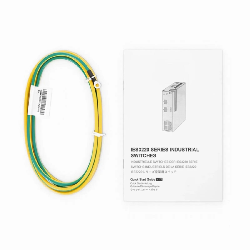 Refurb Squared IES3220-4T2F, 4-Port Gigabit Ethernet L2+ Managed Industrial Switch, 4 x 10/100/1000BASE-T, with 2 x 1Gb SFP, -40 to 75A°C Operating Temperature