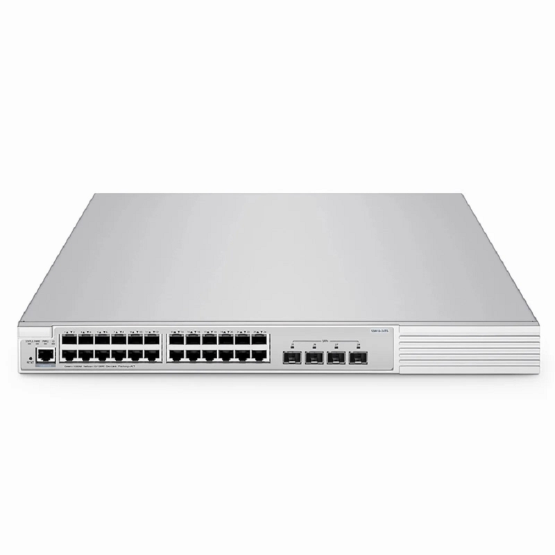 Refurb Squared S3910-24TS, 24-Port Gigabit Ethernet L2+ Switch, 24 x Gigabit RJ45, with 4 x 10Gb SFP+ Uplinks, Stackable Switch, Broadcom Chip
