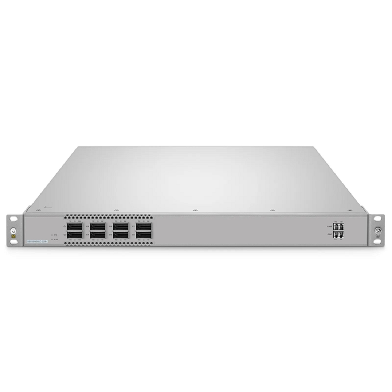 Refurb Squared D5110-M08EC-E-ZR+, 8 Channel 100G Active DWDM Multiplexer for Open Line Systems, C21-C22, 8 x 100G QSFP28, Dual Fiber, 1U Rack Mount, 0-120km, Support WebGUI Network Management