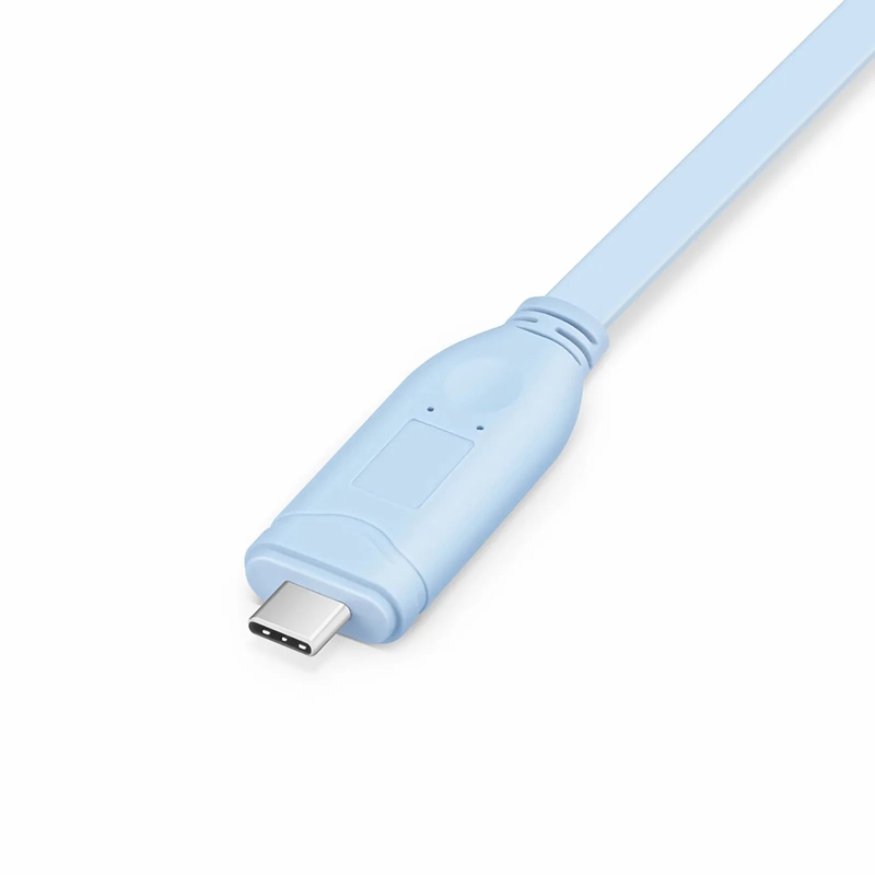 Refurb Squared 7ft (2m) USB C (Male) to RJ45 (Male) Console Cable, Blue