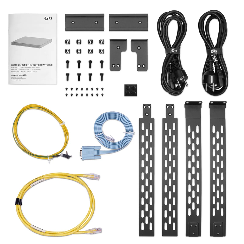Refurb Squared S5850-48S8C, 48-Port Ethernet L3 Switch, 48 x 10Gb SFP+, with 8 x 100Gb QSFP28, Support MPLS&MLAG