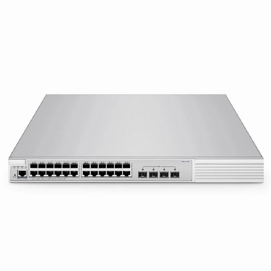 Refurb Squared S3910-24TS, 24-Port Gigabit Ethernet L2+ Switch, 24 x Gigabit RJ45, with 4 x 10Gb SFP+ Uplinks, Stackable Switch, Broadcom Chip