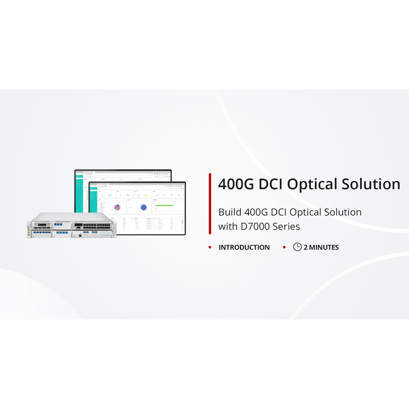 Refurb Squared 400G DWDM Tunable CFP2 DCO 80km DOM Duplex LC/UPC SMF Coherent Optical Module, Used with D7000 Series