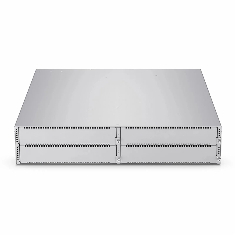 Refurb Squared NC8200-4TD, 4-Slot 2U Ethernet L3 Data Center Chassis Switch Unloaded, with 4x 25/40/100Gb Line Cards, Support MLAG/Stacking, Broadcom Chip