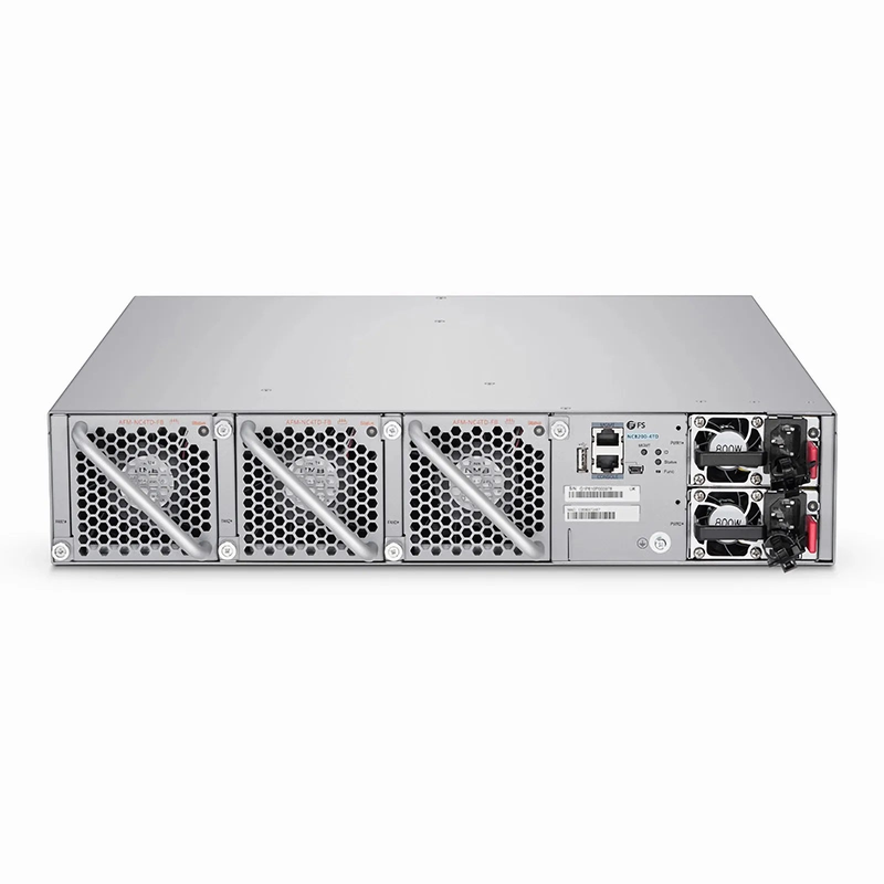 Refurb Squared NC8200-4TD, 4-Slot 2U Ethernet L3 Data Center Chassis Switch Unloaded, with 4x 25/40/100Gb Line Cards, Support MLAG/Stacking, Broadcom Chip