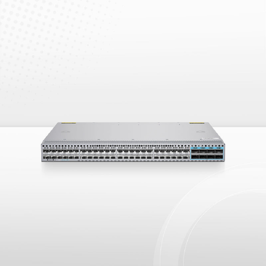 Refurb Squared N8560-48BC, 48-Port Ethernet L3 Data Center Switch, 48 x 25Gb SFP28, with 8 x 100Gb QSFP28, Support MLAG/Stacking, Broadcom Chip, Front-to-Back Airflow