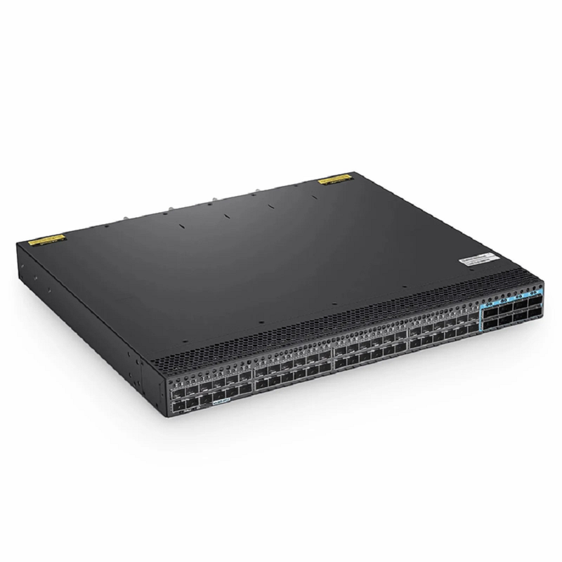 Refurb Squared N5860-48SC, 48-Port Ethernet L3 Data Center Switch, 48 x 10Gb SFP+, with 8 x 100Gb QSFP28, Support MLAG/Stacking, Broadcom Chip, Dual AC PSUs, Front-to-Back Airflow