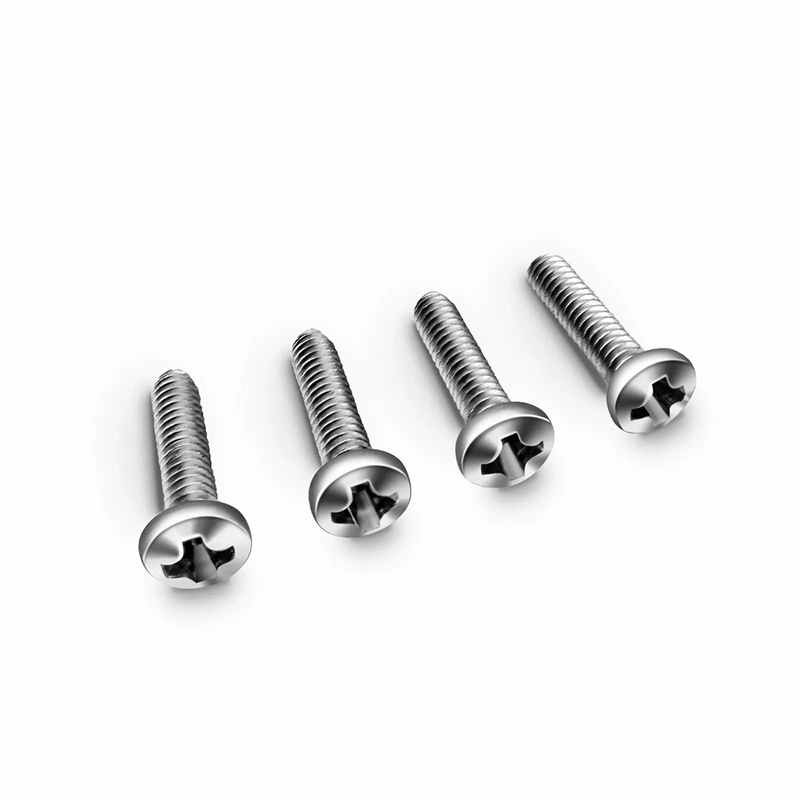 Refurb Squared M2A8mm Model Screw and Nut, Nickel-plated, Silver, 50pcs/Pack