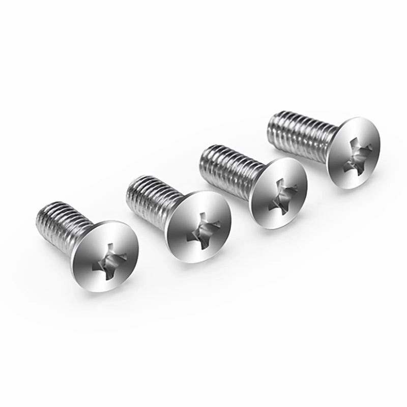 Refurb Squared M6A20mm Screw and Nut, Nickel-plated, Silver, 50pcs/Pack