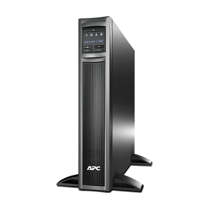 Refurb Squared APC Smart-UPS X, Line Interactive, 1500VA/1350W, 120V, 8 x NEMA 5-15R Outlets, SmartConnect & SmartSlot, 1 Replaceable Battery Module Included, Rack 2U/Tower Convertible