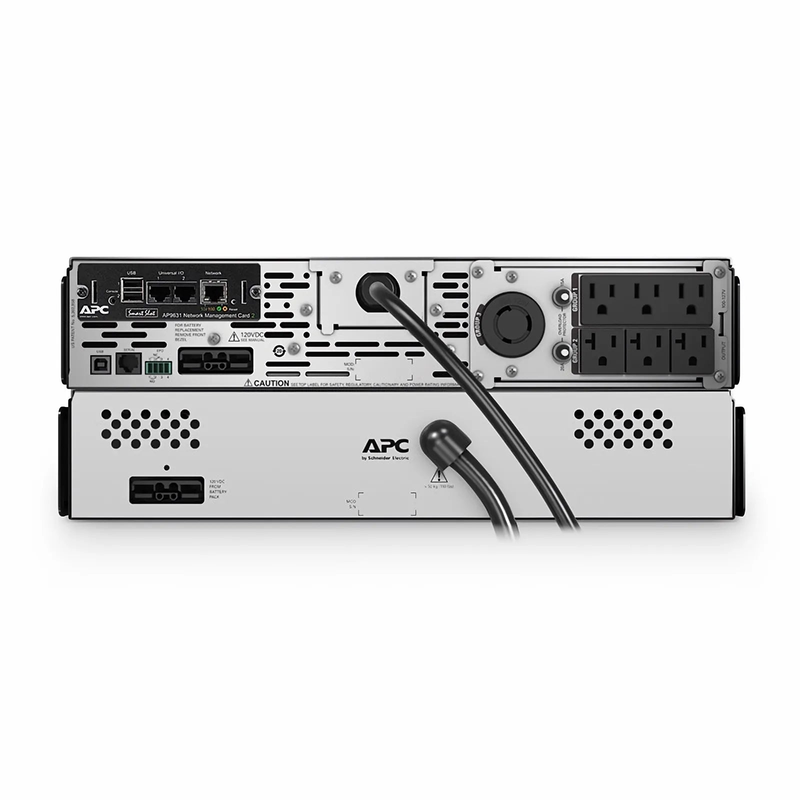 Refurb Squared APC® Smart-UPS X 3000VA Rack/tower Convertible UPS, 3x 5-15R+3x 5-20R+1x L5-30R NEMA Outlets, NMC and 1 Backup Battery Included