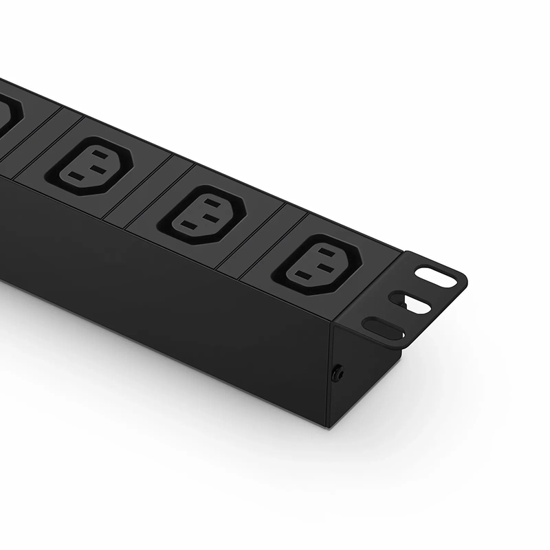 Refurb Squared 1.8kW Single-Phase 16A/250V Basic Rack PDU, 8 x C13 Outlets, CEE7 Plug, 6.6ft Cord, 1U Rack-Mount
