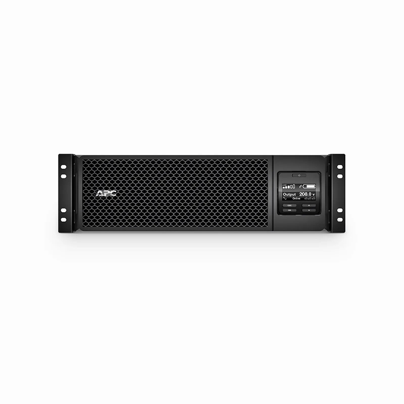 Refurb Squared APC® Smart-UPS On-Line 5000VA Rackmount 3U UPS, 4x C13+4x C19 IEC Outlets, Network Card+SmartSlot and 3 Backup Batteries Included
