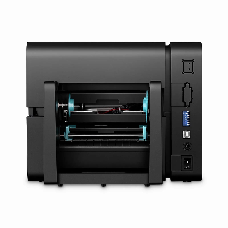 Refurb Squared Postek E300i Commercial Label Printer with HEATA, 4.5" Color LCD Touch Screen, 300dpi, 4ips Print Speed