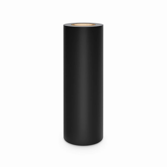 Refurb Squared Thermal Transfer Wax/Resin Ribbon, 1"Core Ink Out, 1 Roll 4.33" x 984.25' (110mm x 300m), Black