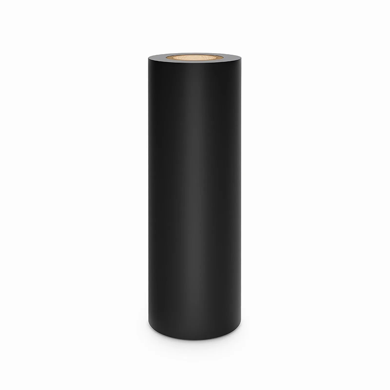 Refurb Squared Thermal Transfer Wax/Resin Ribbon, 1"Core Ink Out, 1 Roll 4.33" x 984.25' (110mm x 300m), Black