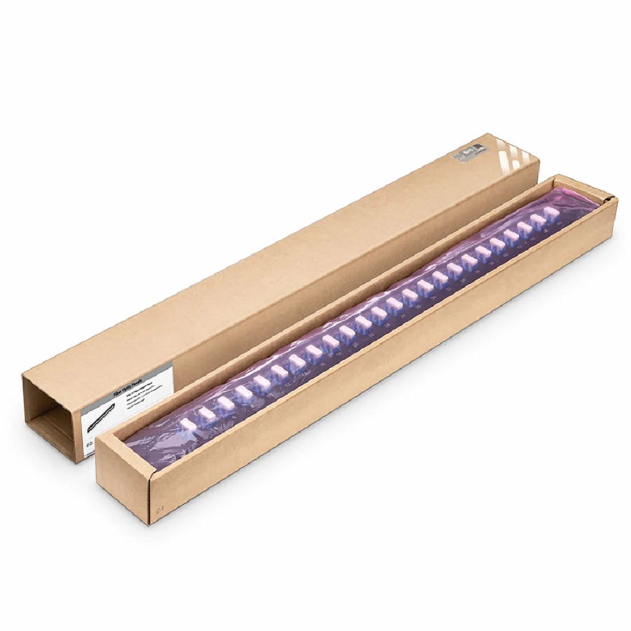 Refurb Squared FHUA 1U 19'' Fiber Adapter Panel, 48 Fibers OS2 Single Mode, 24 x LC UPC Duplex (Blue) Adapter, Ceramic Sleeve