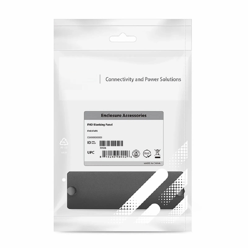 Refurb Squared FHDA Blanking Fiber Adapter Panel