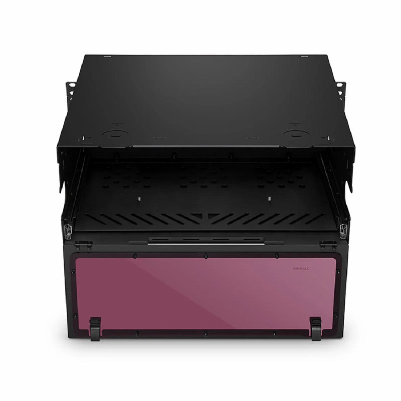 Refurb Squared FHDA High Density 4U Rack Mount Enclosure Unloaded, Sliding Drawer, Holds up to 12 x FHDA Cassettes, Panels or Splice Trays, 432 Fibers (LC)