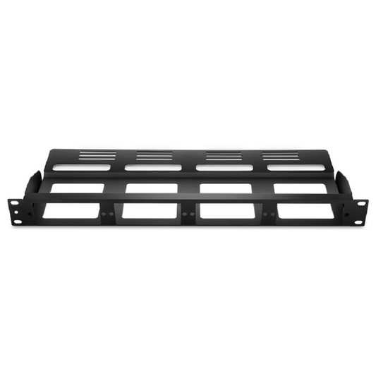 Refurb Squared FHDA High Density 1U Rack Mount Modular Enclosure Unloaded, Rear Cable Managers, Holds up to 4 x FHDA Cassettes or Panels, 144 Fibers (LC)