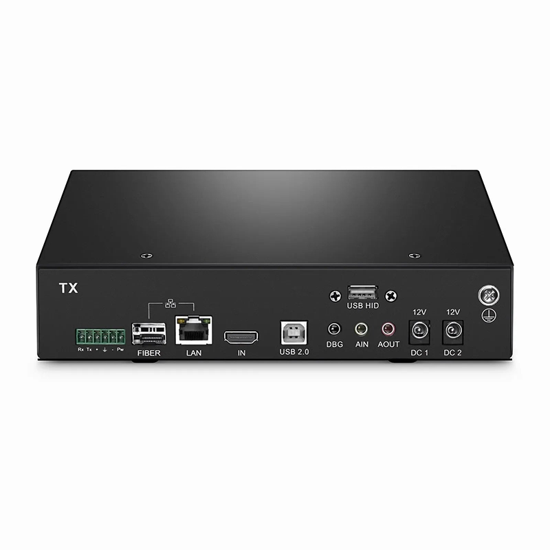 Refurb Squared 4K HDMI USB HID IP KVM Matrix Transmitter Set with Audio and EDID over Fiber Optic Cable for 20km and Cat5e/6/6a/7 for 120m, 3840x2160@60Hz