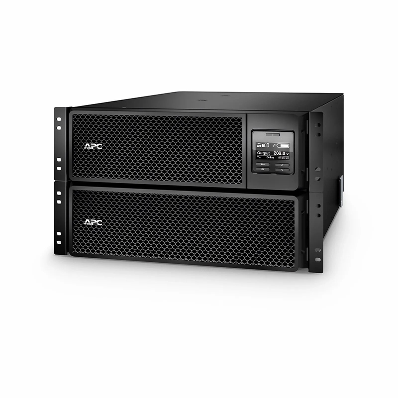 Refurb Squared APC® Smart-UPS On-Line 10000VA/10000W Rackmount 6U UPS, 6x C13+4x C19 IEC Outlets, Network Card+SmartSlot and 1 Backup Battery Included