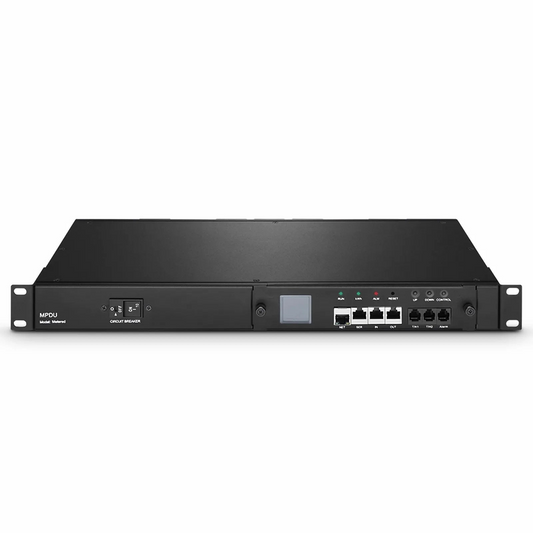 Refurb Squared 1.20kW Single-Phase 10A/120V Monitored Rack PDU, 8 x C13 Outlets, IEC320 C14 Plug, 6.6ft Cord, 1U Rack-Mount