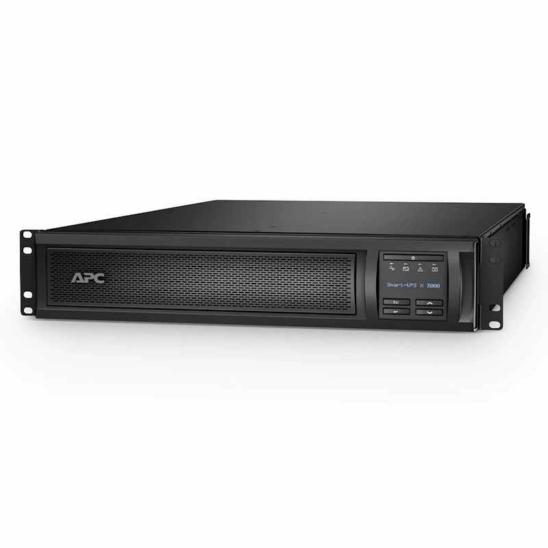 Refurb Squared APC® Smart-UPS X 3000VA Rack/tower Convertible UPS, 8x C13+1x C19 IEC Outlets™Network Card and 1 Backup Battery Included