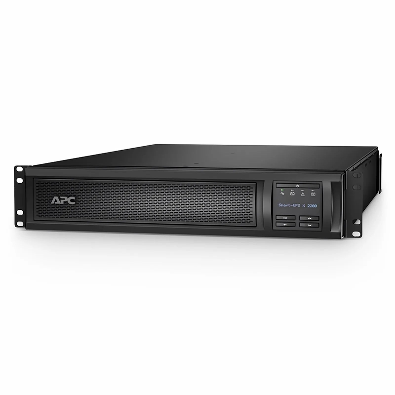 Refurb Squared APC® Smart-UPS X 2200VA Rack/tower Convertible UPS, 6x 5-15R+2x 5-20R NEMA Outlets, SmartSlot and 1 Backup Battery Included