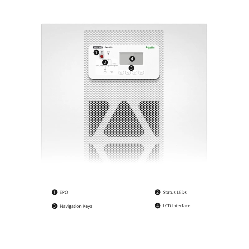 Refurb Squared APC Easy UPS 3S, 40kVA/40kW, 208V, Hard Wire 4-wire Output (3PH+ G), Parallel up to 4UPSs