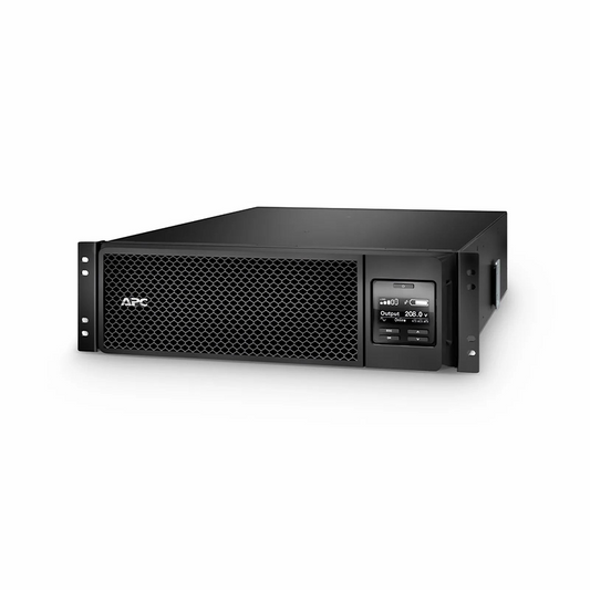 Refurb Squared APC® Smart-UPS On-Line 5400VA Rackmount 3U UPS, 2x L6-20R+2x L6-30R NEMA Outlets, Network Card+SmartSlot and 1 Backup Battery Included